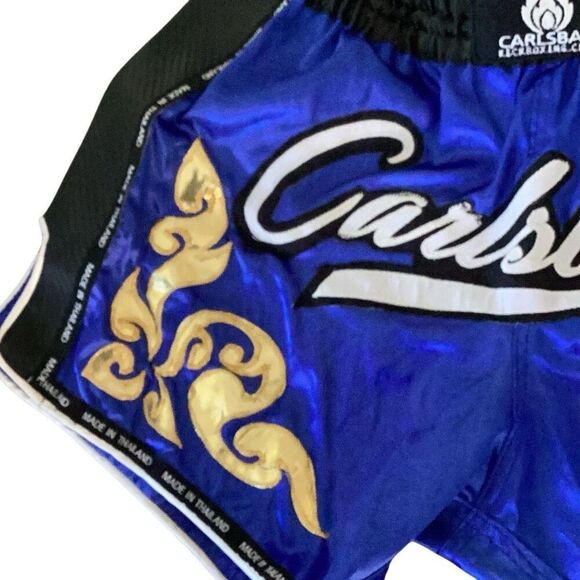 Authentic Carlsbad Kickboxing Club Muay Thai Shorts Men’s Large Satin MMA - Picture 4 of 6